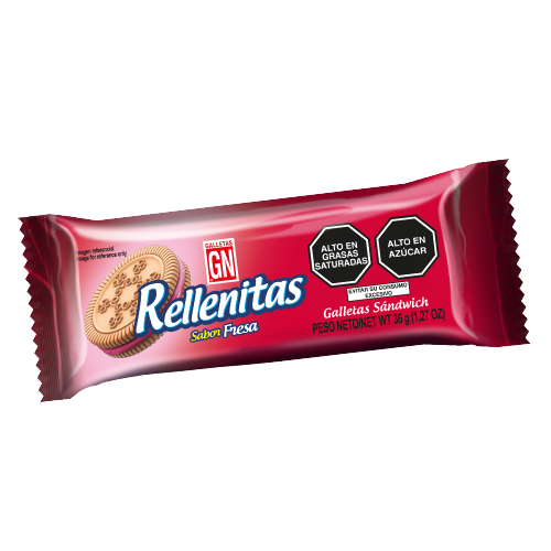 GN Rellenitas de Fresa 8pk