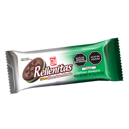 GN Rellenitas sabor Menta 8un