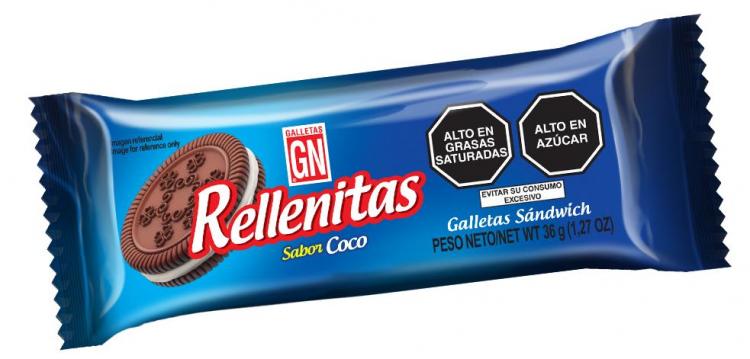 GN Rellenitas sabor Coco 8un