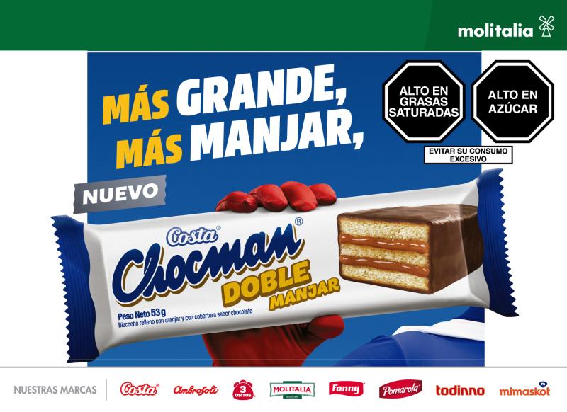 Costa Chocman Doble Manjar 6pk
