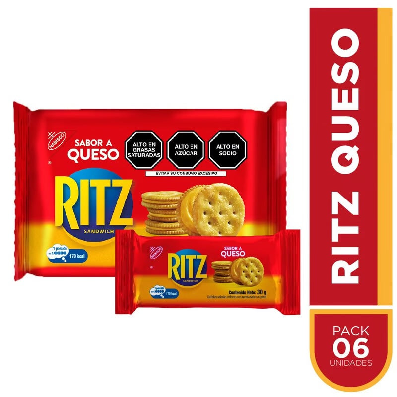 Nabisco Ritz sabor Queso 6un
