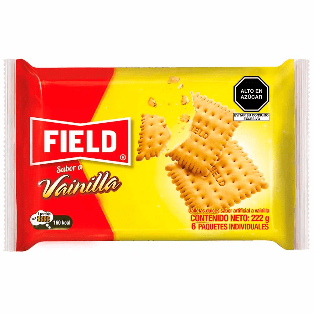 Field Vainilla Galletas 6un