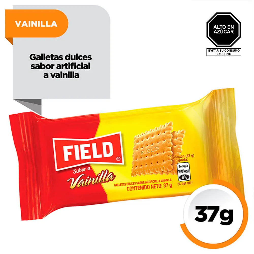 Field Vainilla Galletas 6un