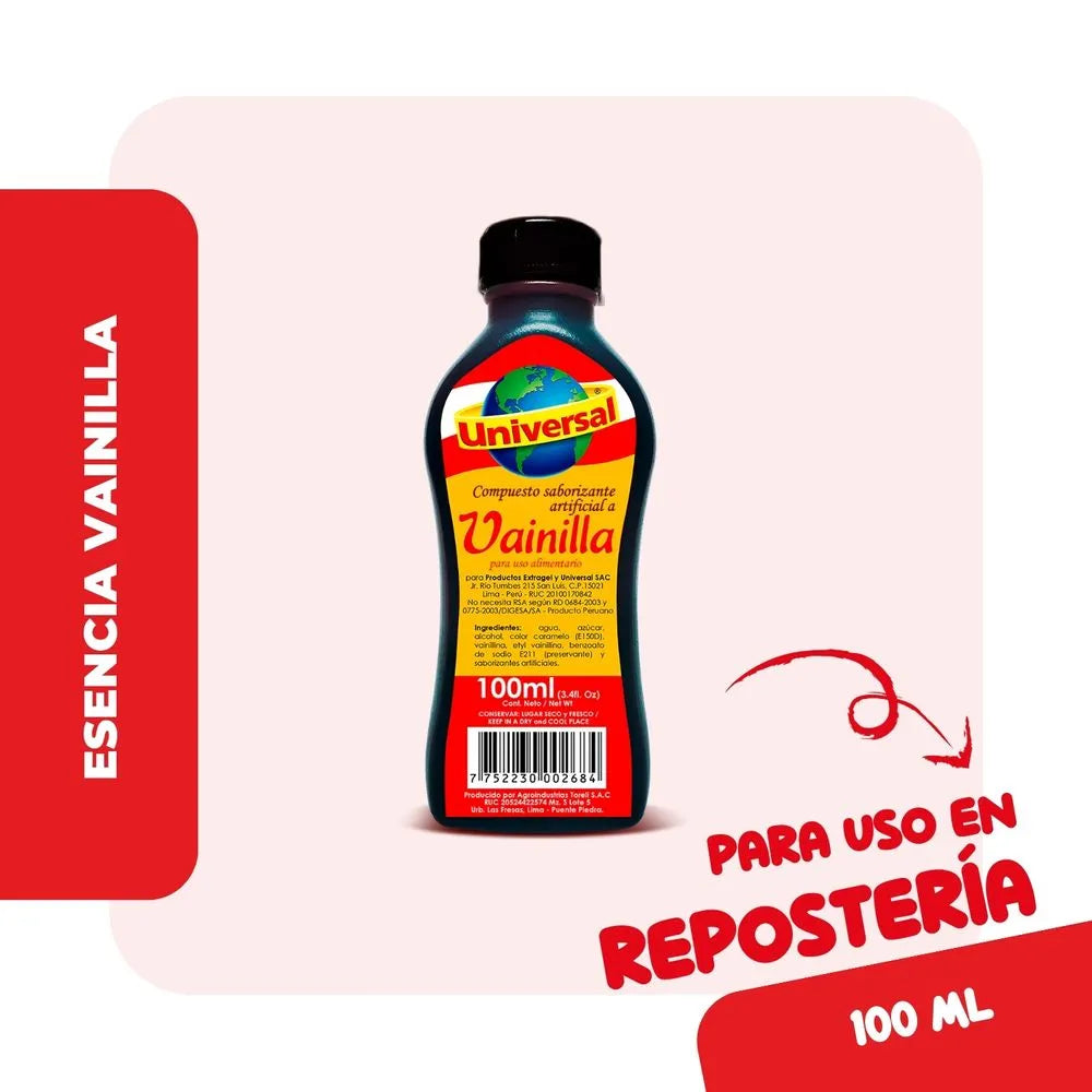 Universal Esencia Vainilla 3oz