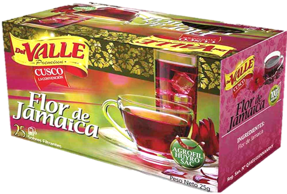 Del Valle Flor de Jamaica Te 25saq