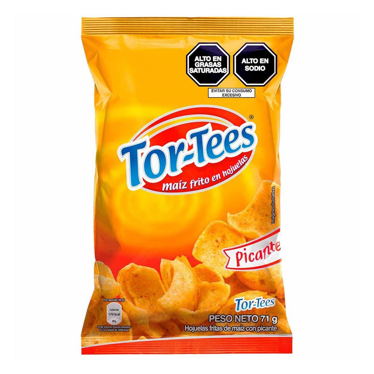 Tor-tees Picantes Corn Chips 71g