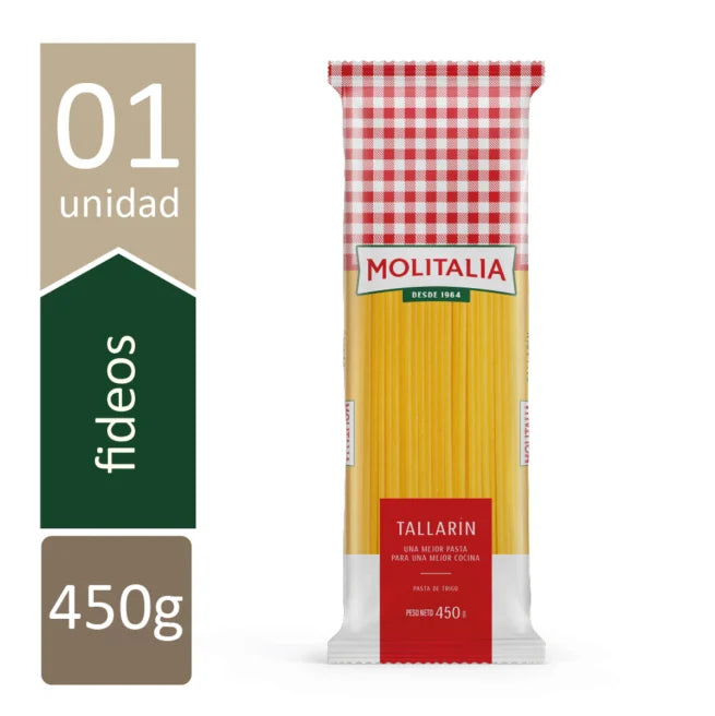 Molitalia Tallarín Grueso 450g
