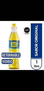 Inca kola original vidrio 1 litro