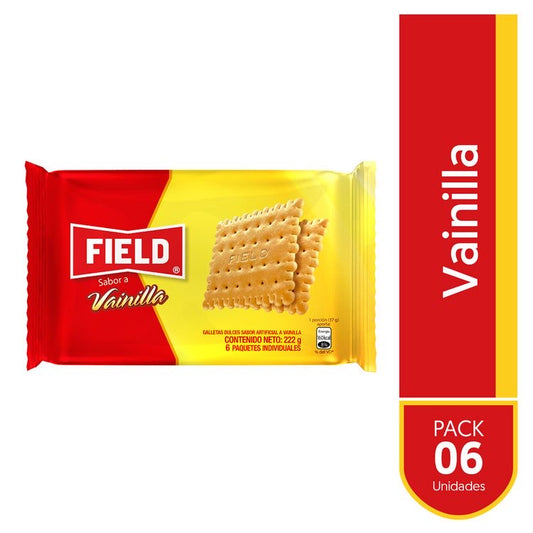 Field Vainilla Galletas 6un