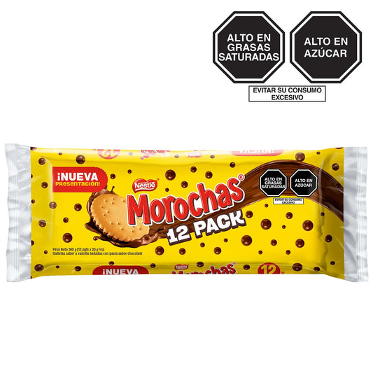 Nestle Morochas Galletas sabor Chocolate 12pk
