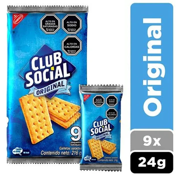 Club Social Crackers 9pk