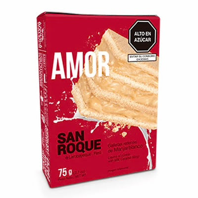 San Roque Galleta Rellena de ManjarBlanco 75g