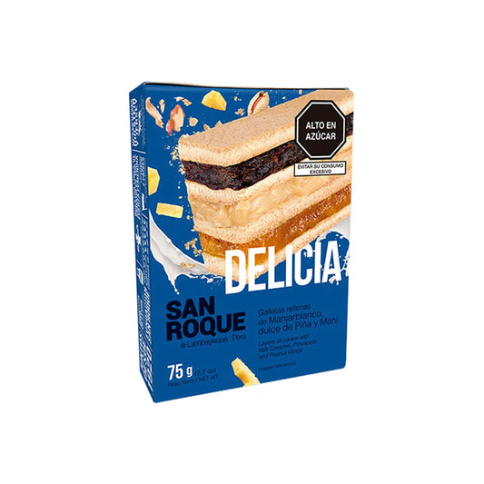 San Roque Galleta Rellena de Piña y Maní