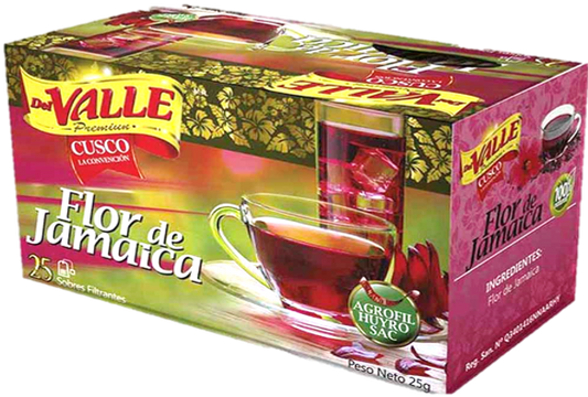 Del Valle Flor de Jamaica Te 25saq