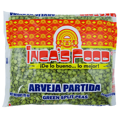 Incas Food Arveja Partida Verde 15oz